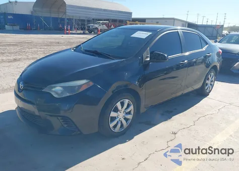 2016 Toyota Corolla Le z USA, uszkodzony, nr VIN 2T1BURHE4GC668093